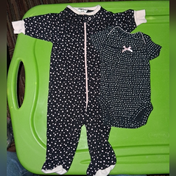 Other - Black Newborn Baby Clothes Lot